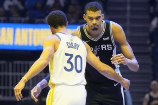 Wembanyama a réussi son dernier test, face aux Warriors de Curry KEYSTONE/AP/Jeff Chiu